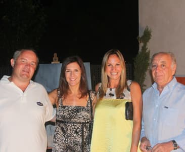 Erick Millenar, propietario de Hartman, Denisse Pessana, periodista y conductora Radio  Milenium, Christy Russo de Mktnetwork y Enrique Llamas de Madariaga, periodista y conductor Radio Milenium