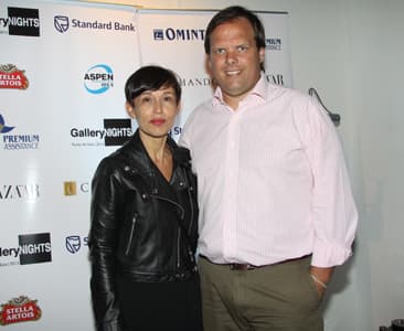 Ana Torrejón junto a Gastón Deleau