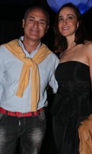 Alejandro Raineri y acompañante