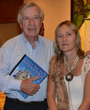 Contador Danilo Astori y su esposa Claudia Hugo