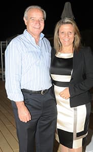 Horacio Díaz, director de Turismo y Myriam Miranda