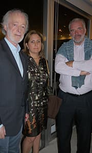 Carlos López Mena junto a Pablo Atchugaray