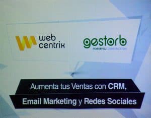 Placa de presentación Web Centrix y Gestor B