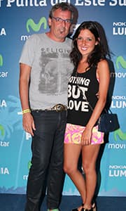 Benito Fernández y su hija Marina