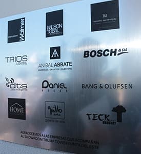 Las marcas líderes que acompañan el proyecto