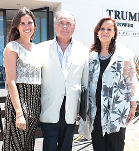 Carlos Orlando, embajador de Uruguay en Estados Unidos, y acompañantes