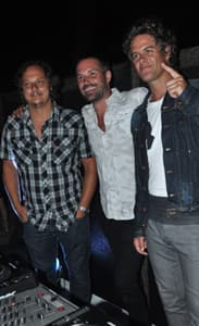 Hernán Sas, Ale Lacroix y Mike Amigorena