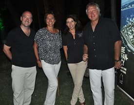 Pablo Sánchez, director de Marketing de Covello, Patricia Abad, Marisol Nicoletti y Héctor Liberman, director de Walmer