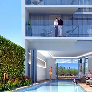 Imagen de la piscina exterior que disfrutarán los habitantes de Arroyo Carmelo