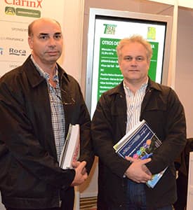 Arquitecto Gustavo E. Pigni junto al Arquitecto Pablo Manuel Cardín