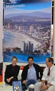 Licenciada Adriana Expósito representantes de la prensa de departamento de Maldonado