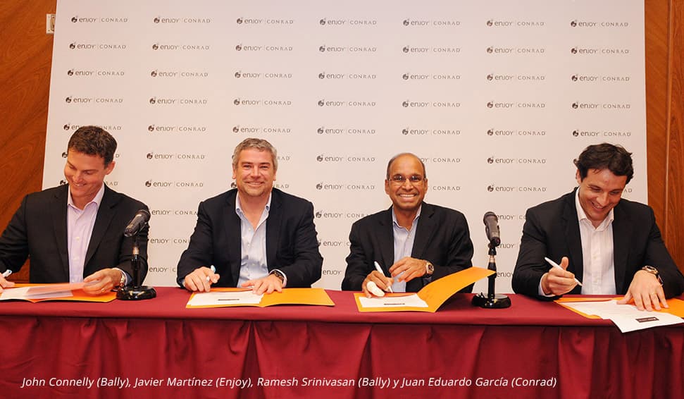 Enjoy entra al juego online con plataforma desde Conrad en Uruguay