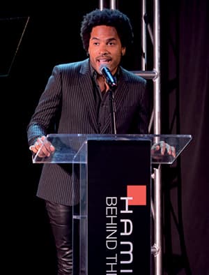 Lenny Kravitz en Hamilton BTCAwards