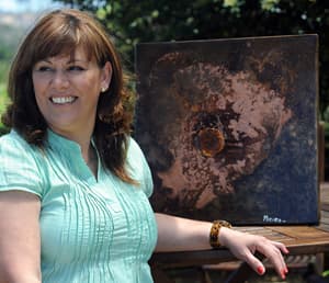 Gabriela Rieiro Candia, artísta plástica uruguaya