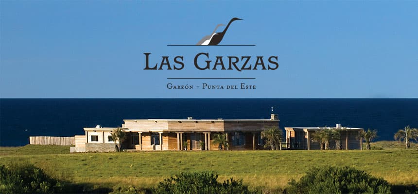 Las Garzas, sobre la costa de rocha