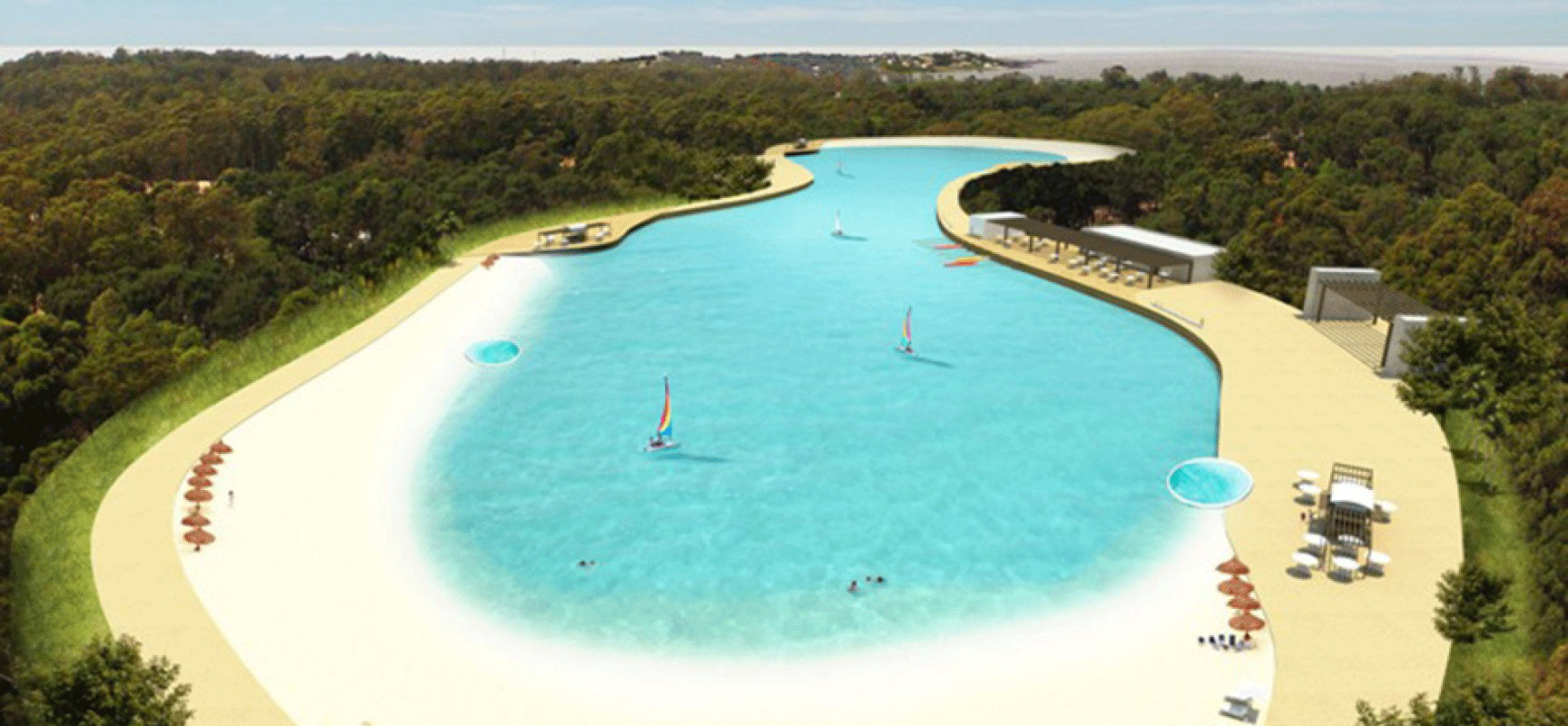 Solanas construye “un pedacito del Caribe” en Punta del Este