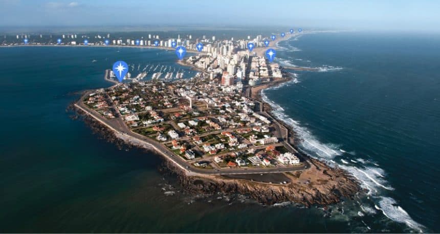Por ahora, meteo.uy funciona para playas de Punta del Este, pero la intención es expandir su radar a otros puntos costeros...