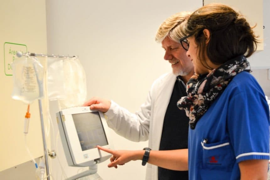 El Dr. Jorge Curbelo Viera, Director técnico del Hemocentro Regional de Maldonado.