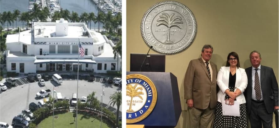 Hermanamiento de Punta del Este y Miami en imágenes