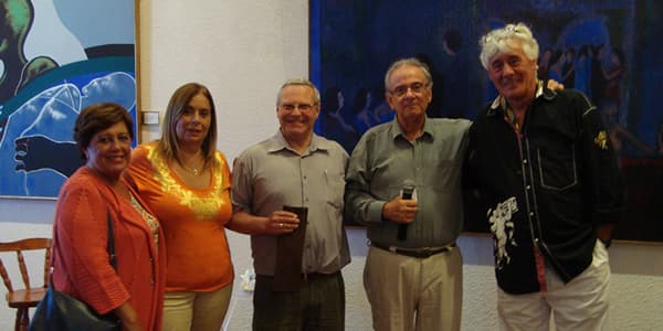 María Luisa Cordone, Serrana Prunell, Didier Calvar, Juan Antonio Varese y el profesor Paolo I Bergomi