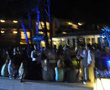 Los jardines del Mantra donde se desarrolló la fiesta