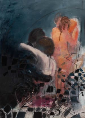 Esas baldosas que nos hablan - Técnica mixta sobre tela - 140 x 200 cm - 2012