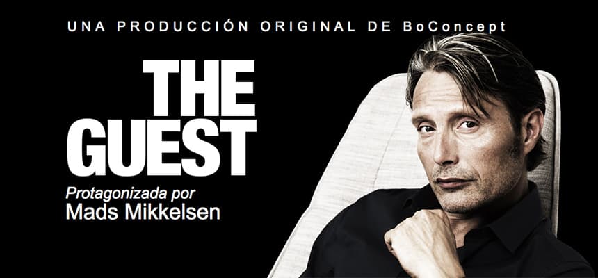 El renonocido actor Mads Mikkelsen evidencia su pasión por el diseño danés en la pelicula The Guest