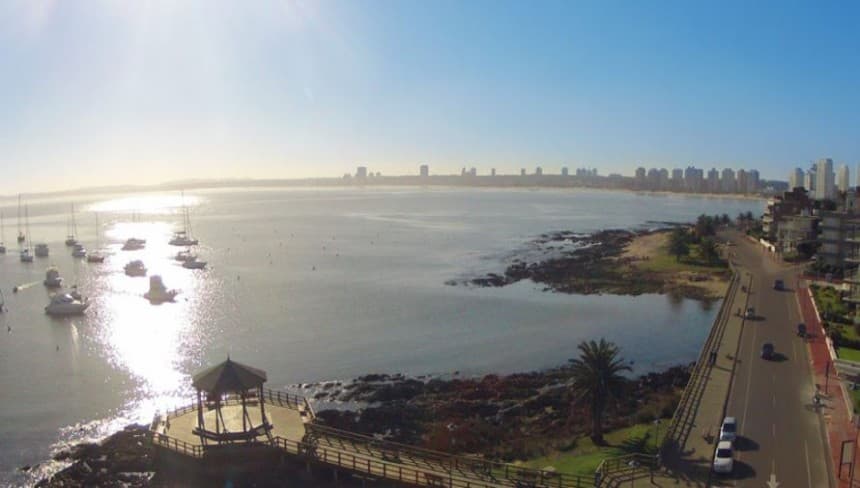 La Glorieta, un símbolo de la rambla de Punta del Este, un paseo inevitable que también será mejorado para todos sus visitantes.