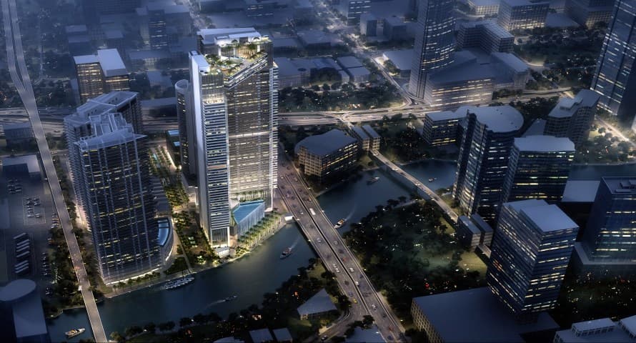 One River Point, lujosa obra del uruguayo Rafael Viñoly en Miami