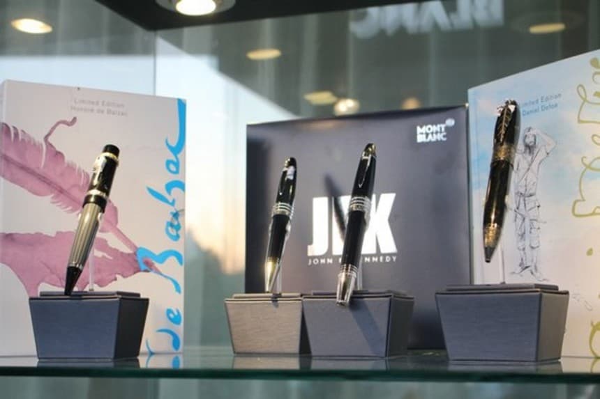 Montblanc lanzó sus lapiceras de edición limitada: John Lennon y JFK.