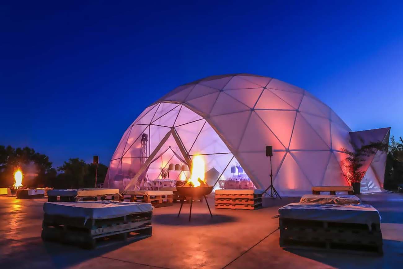 Domos geodésicos sustentables