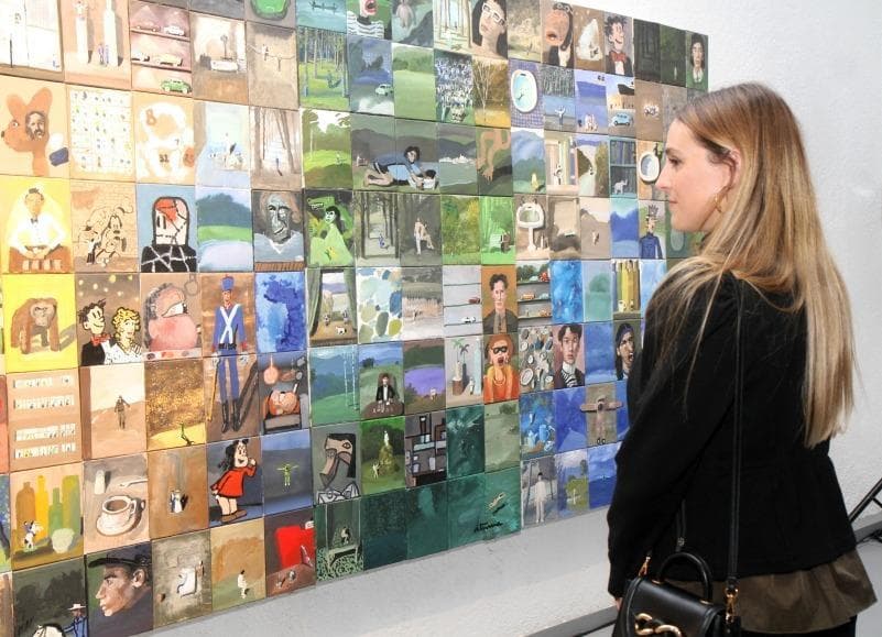 Ignacio Iturria presentó una muestra de arte inédita en Distrito El Globo