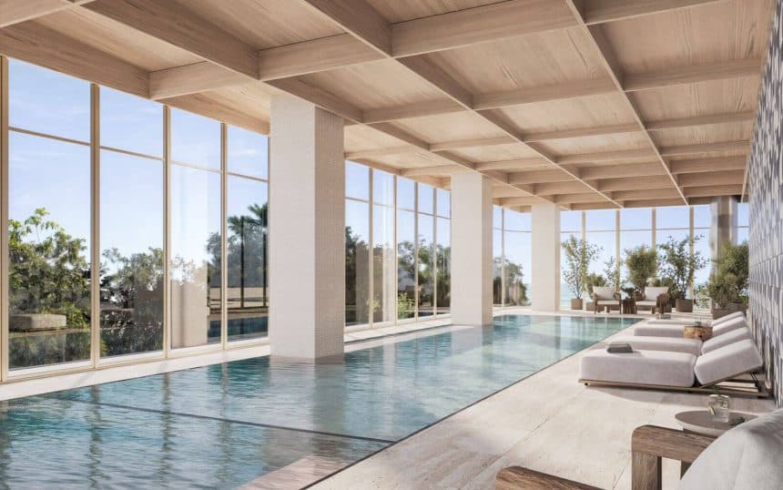 Piscinas interiores de torre SLS