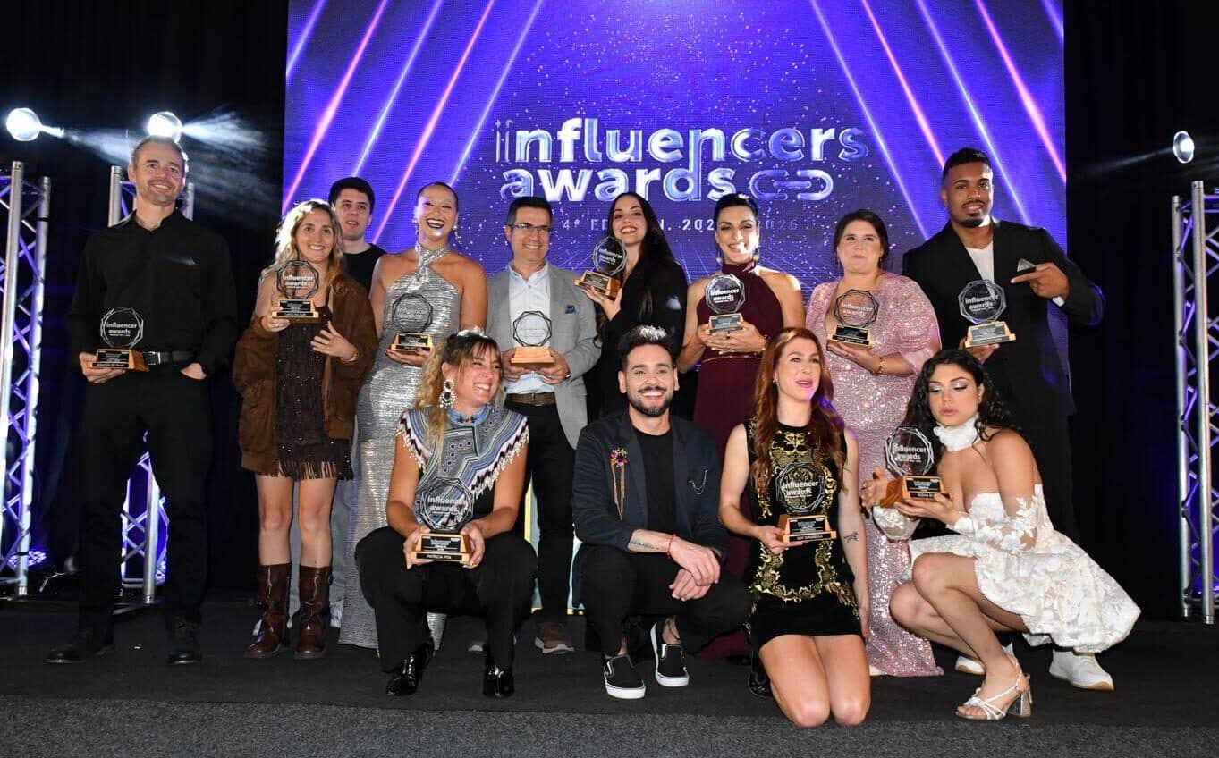 Juan Herrera distinguió a los protagonistas de la comunicación digital en una nueva edición de Influencers Awards