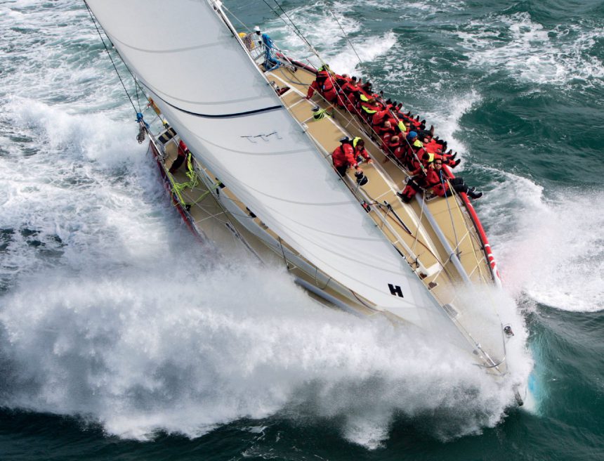 yacht round the world record